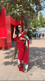 Make a Statement in One-Minute Georgette Saree: Quick, Chic, and Stunning