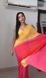 New Multi-Color One-Minute Georgette Saree: Modern Draping for a Timeless Look