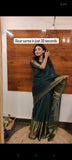Green Color Chiffon Saree: Trendy One-Minute Draping for Modern Elegance