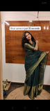 Green Color Chiffon Saree: Trendy One-Minute Draping for Modern Elegance