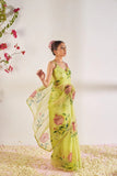 Graceful Organza Ready-to-Wear Saree for Effortless Festive Elegance