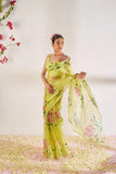 Graceful Organza Ready-to-Wear Saree for Effortless Festive Elegance