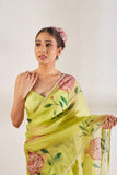 Graceful Organza Ready-to-Wear Saree for Effortless Festive Elegance