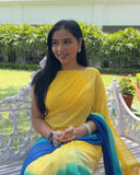 Mesmerizing Ready-to-Wear Georgette Saree: Embrace Simplicity, Style, and Speed