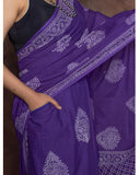 Lightweight Ready-to-Wear Mul Mul Saree with Convenient Pocket – Perfect for Any Occasion