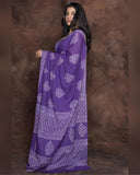 Lightweight Ready-to-Wear Mul Mul Saree with Convenient Pocket – Perfect for Any Occasion