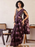 Elegant Draped Saree with Convenient Side Pocket – No Hassle Draping