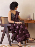 Elegant Draped Saree with Convenient Side Pocket – No Hassle Draping