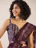 Elegant Draped Saree with Convenient Side Pocket – No Hassle Draping