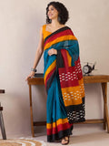 Aplomb 1 Minute Ready To Wear rama Mul Cotton Digital Printed Saree