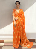 Elegant Ready-to-Wear Saree with Hidden Side Pocket for Convenience