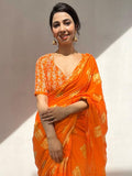 Elegant Ready-to-Wear Saree with Hidden Side Pocket for Convenience