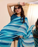 Beautifully Printed One-Minute Wear georgette for a Trendy, No-Hassle Look