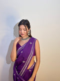 Mul Mul Cotton Ready To Wear Saree with Pocket – Elegant & Effortless Style