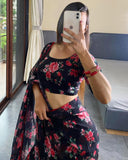 Effortless Elegance: Stunning Georgette Ready-to-Wear Saree for Modern Indian Fashion Lovers