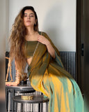 Lissome Green Fancy Silk Saree With Smashing Blouse Piece