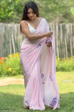 Extraordinary 1-Minute Ready To Wear Pink Georgette Saree