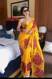 Flaunt Your Grace in a One-Minute Wear Georgette Saree with Ease