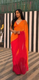 Quick-Style Multi Color Georgette Saree: Minimal Effort, Maximum Elegance