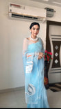 Instant Charm: Lightweight Organza Saree for Modern Indian Women