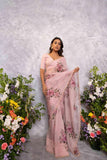 Flow with Fashion in a Stunning Organza Ready-to-Wear Saree