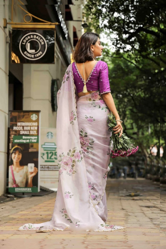 Ready-to-Wear Organza Saree: Light, Luxe, and Timelessly Beautiful