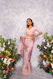 Flow with Fashion in a Stunning Organza Ready-to-Wear Saree