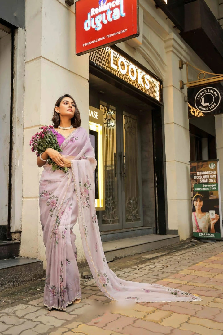 Ready-to-Wear Organza Saree: Light, Luxe, and Timelessly Beautiful