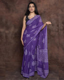 Lightweight Ready-to-Wear Mul Mul Saree with Convenient Pocket – Perfect for Any Occasion