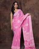Premium Ready To Wear Mul Mul Cotton Saree with Pocket – Stylish and Functional