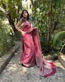 Soft Mul Mul Cotton Ready To Wear Saree – Pocketed Style for Everyday Grace