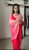 One-Minute Wear Georgette Saree in Stunning Multi-Colors: Perfect for Every Occasion