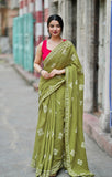 Pocket Ready-to-Wear Saree in Soft Mul Mul Cotton – Effortless Style for Daily Elegance
