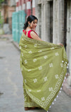 Pocket Ready-to-Wear Saree in Soft Mul Mul Cotton – Effortless Style for Daily Elegance