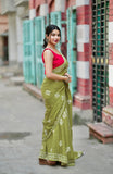 Pocket Ready-to-Wear Saree in Soft Mul Mul Cotton – Effortless Style for Daily Elegance