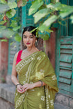Pocket Ready-to-Wear Saree in Soft Mul Mul Cotton – Effortless Style for Daily Elegance