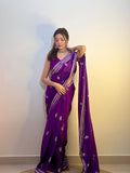 Mul Mul Cotton Ready To Wear Saree with Pocket – Elegant & Effortless Style