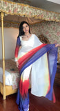 Bold and Beautiful Multi-Color Georgette Saree – Ready to Wear with Style