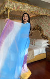 Graceful Multi-Color Georgette Saree – Pre-Draped for Modern Women