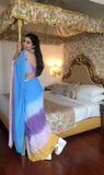 Graceful Multi-Color Georgette Saree – Pre-Draped for Modern Women