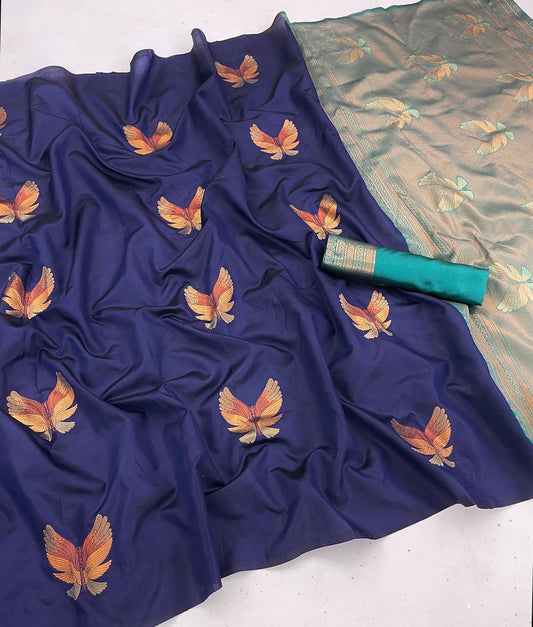 Mesmerizing Multicolor Kanjivaram Silk Saree – Elevate Your Wardrobe with Attractive Traditional Patterns