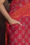 Stylish Mul Mul Ready Saree with Pocket – Lightweight, Easy Wear for Daily Looks