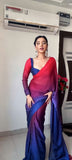 Upgrade Your Wardrobe with a Trendy Multi Color Ready-to-Wear Georgette Saree
