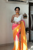 Quick & Stunning Multi One-Minute Wear Multi Color Saree for Effortless Elegance