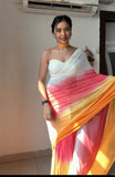 Quick & Stunning Multi One-Minute Wear Multi Color Saree for Effortless Elegance