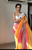 Quick & Stunning Multi One-Minute Wear Multi Color Saree for Effortless Elegance