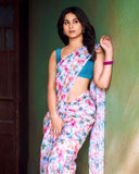 Chic and Comfortable Multi-Color One-Minute Wear Georgette Saree for All Occasions